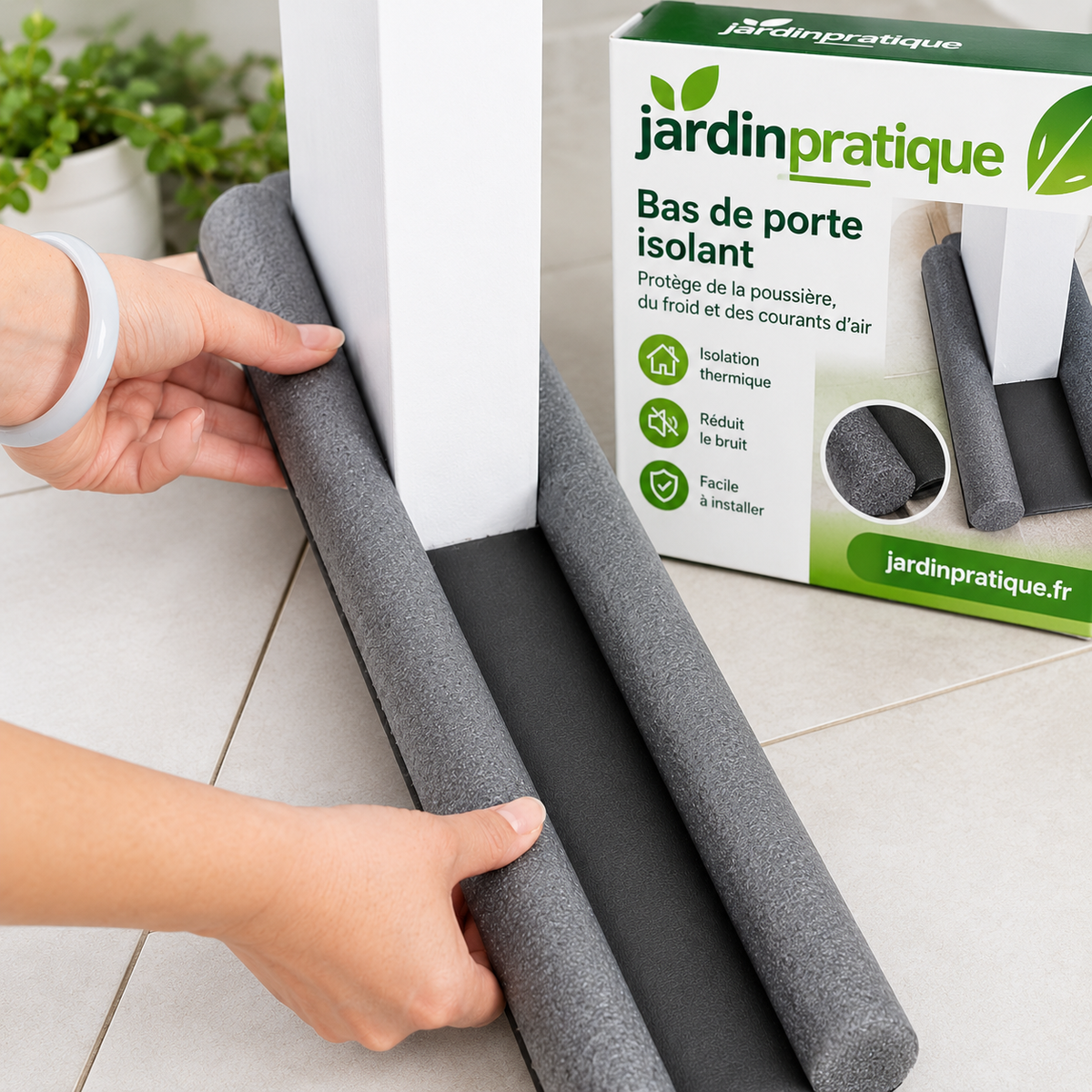 Bas de Porte Isolant – Coupe-Froid Anti-Courant d’Air, Poussière & Bruit