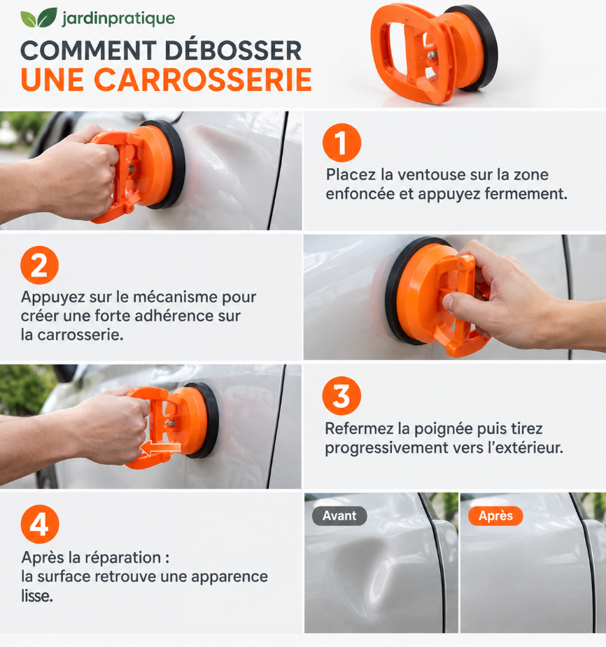 Ventouse Débosseleur Voiture – Extracteur de Bosses Carrosserie
