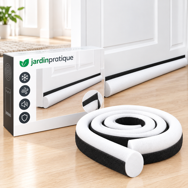 Bande Isolante Bas de Porte 96 cm – Joint Anti-Courant d’Air en Mousse PE – Isolation Thermique et Phonique