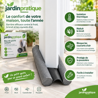 Bas de Porte Isolant – Coupe-Froid Anti-Courant d’Air, Poussière & Bruit