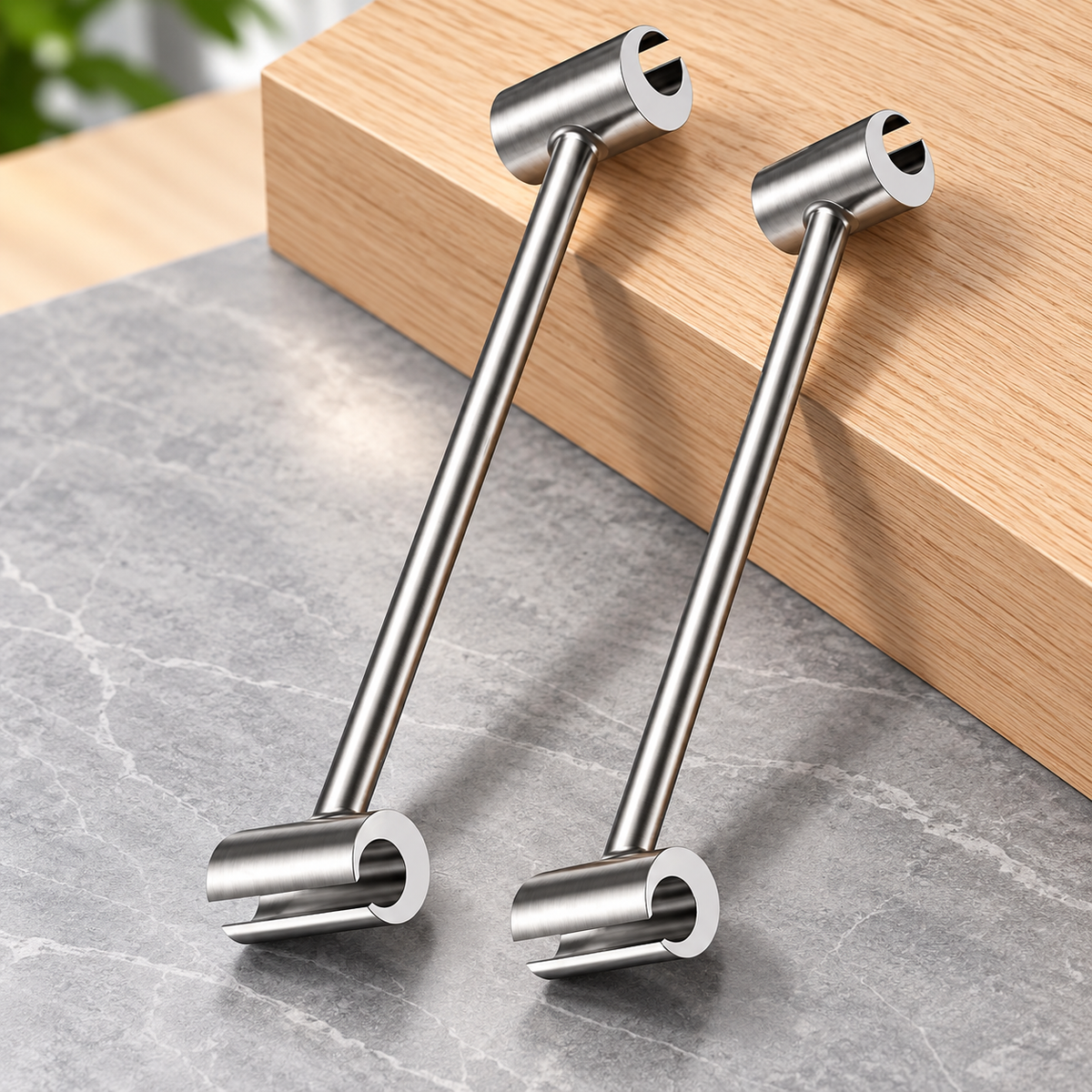 Clé de Réglage Double Tête pour Charnières de Porte – Outil d’Alignement
