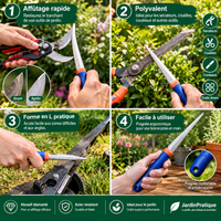 Aiguiseur Diamant Universel – Lime d’Affûtage pour Couteaux, Ciseaux et Outils