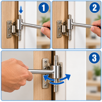 Clé de Réglage Double Tête pour Charnières de Porte – Outil d’Alignement