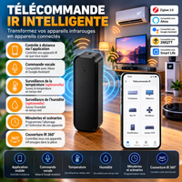 Télécommande IR Intelligente 3.0 – Contrôleur 360° pour TV, Climatisation et Appareils Infrarouges